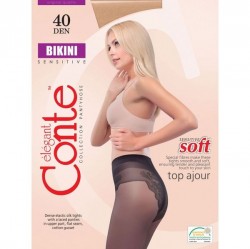 Колготки женские, Conte Elegant (Конте Элегант) р. 4 40 den Бикини бронза