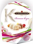 Конфеты, А.Коркунов 84 г Весенние вкусы ассорти коробка