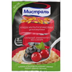 Каша мультизлаковая, Мистраль 40 г Сильный иммунитет