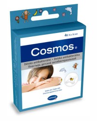 Лейкопластырь детский, Cosmos (Космос) р. 7.6смх7.6см №4 арт. 535613 кидс