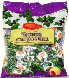 Конфеты, 250 г Черная смородина карамель