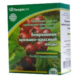 Боярышника кроваво-красного плоды, 100 г чайный напиток серии Дары природы