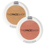 Тени для век, The Face Shop (Фейсшоп) 1.8 г Мерцающие запеченые одинарные BK01 Черные