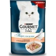 Консервы для кошек, Gourmet (Гурме) 85 г Перл соус делюкс лосось