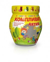 Компливит АКТИВные Мишки, паст. жев. 4.5 г №30