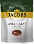 Кофе, Jacobs (Якобс) 150 г №1 Монарх Милликано молотый в растворимом мягк. упак.