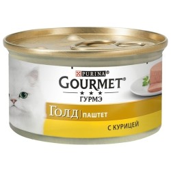 Консервы для кошек, Gourmet (Гурме) 85 г Голд паштет с курицей