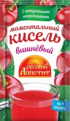 Кисель, Русский Аппетит 30 г моментальный вишневый