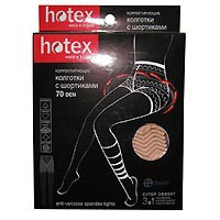 Колготки корректирующие, Hotex (Хотекс) 70 den черные