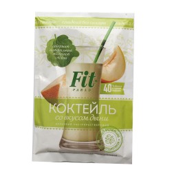 Коктейль диетический, Fit Parad (Фит Парад) 30 г белково-углеводный сладкий без сахара дыня мягк. упак.