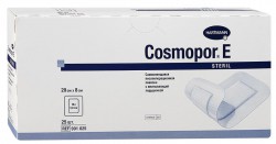 Повязка стерильная самоклеющаяся, Cosmopor E (Космопор Е) р. 20смх8см №25 арт. 901025 послеоперационная