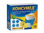 Консумед, пор. д/р-ра д/приема внутрь 325 мг+10 мг+20 мг+50 мг / 5 г №10 мед и лимон пакеты