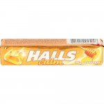 Леденцы, Halls (Холлс) 25 г мед и лимон