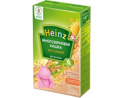 Каша безмолочная, Heinz (Хайнц) 200 г многозерновая из 5 злаков с 6 мес