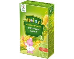 Каша безмолочная, Heinz (Хайнц) 200 г кукурузная низкоаллергенная кашка с 5 мес коробка