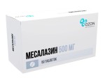 Месалазин, табл. кишечнораств. п/о 500 мг №50