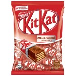 Конфеты, Kit Kat (Кит Кат) 202 г молочный шоколад с хрустящей вафлей