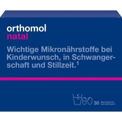 Ортомоль Натал, пор. + капс. №30+30 курс 30 дней капсулы + сдвоенные саше-пакеты